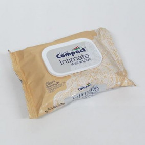 ULTRA COMPACT INTIMATE WET WIPES X25
