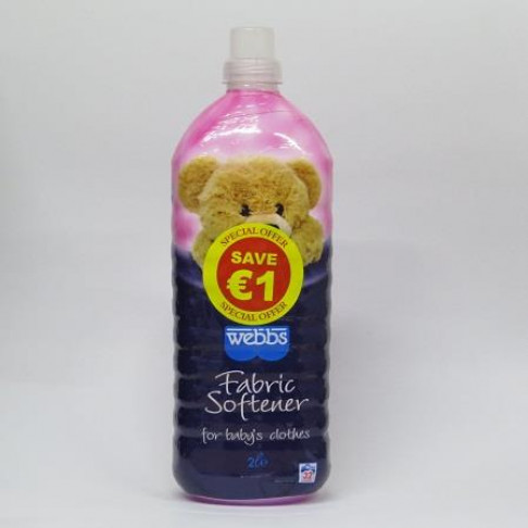 WEBBS FABRIC SOFTNER 2ltr E1 OFF
