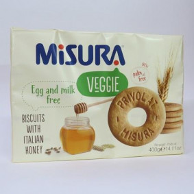 MISURA BISCUITS PRIVOLAT VEGGIE EGG & MILK FREE 400gr