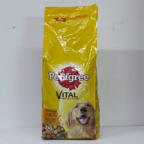 PEDIGREE VITAL PTOTECTION DRY DOG FOOD  -  CHICKEN 3KG