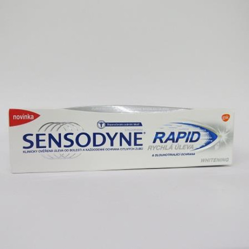 SENSODYNE TOOTH PASTE RAPID RELIEF WHITENING 75ml