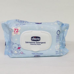 CHICCO CLEANSING WIPES 0% ALCOHOL x72pcs