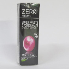 ZERO SUGAR FREE CANDIES SUPER FRUITS & POMEGRANATE 32g ZERO SUGAR FREE CANDIES SUPER FRUITS & POMEGRANATE 32g