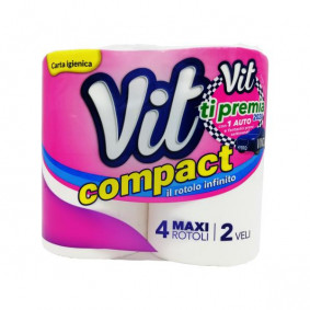 VIT COMPACT TOILET PAPER X4