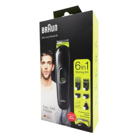 BRAUN ALL IN ONE TRIMMER HAIR  NOSE & EAR 6IN1