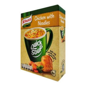 KNORR QUICK SOUP CHICKEN WITH NOODLES 36gr