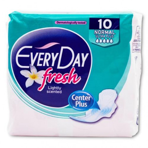 EVERYDAY FRESH NORMAL SANITARY PADS 10PACK