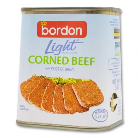 BORDON LIGHT CORNED BEEF 340gr