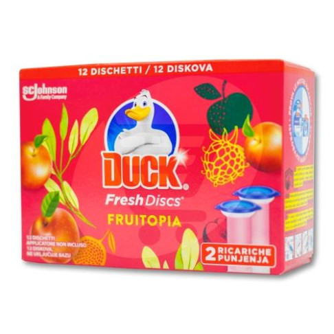 DUCK FRESH DISCS FRUITOPIA  REFILL x 2