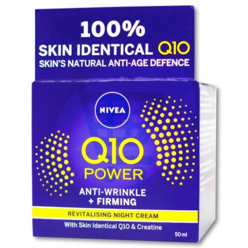 NIVEA Q10 POWER ANTI-WRINKLE+FIRMING REVITALISING NIGHT CREAM 50ml