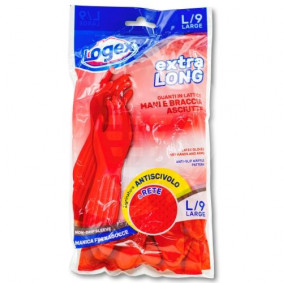 LOGEX LATEX GLOVES EXTRA LONG LARGE