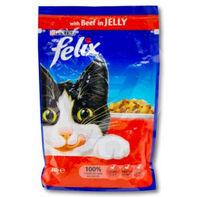 FELIX BEE IN JELLY CAT FOOD POUCH 100gr