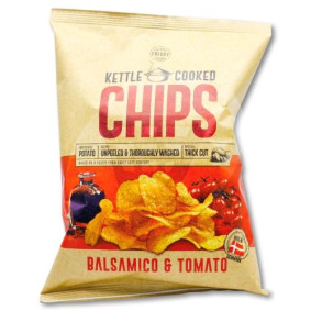KETTLE COOKED CHIPS BALSAMIC & TOMATO 150gr