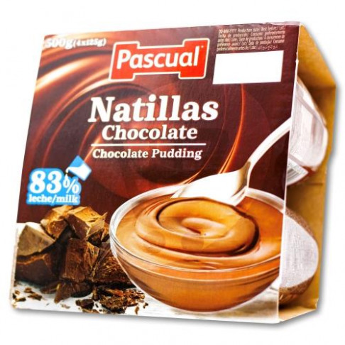 PASCUAL PUDDING CHOCOLATE 125gr x 4