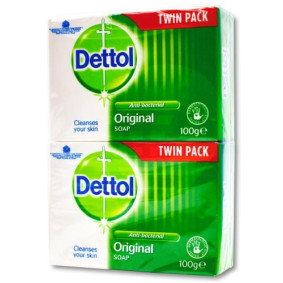 DETTOL ORIGINAL SOAP BAR 100gr X 2