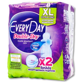 EVERYDAY DOUBLE DRY XL X 8