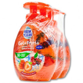 FRESH & CLEAN HAND WASH STRAWBERRY & CHERRY X3