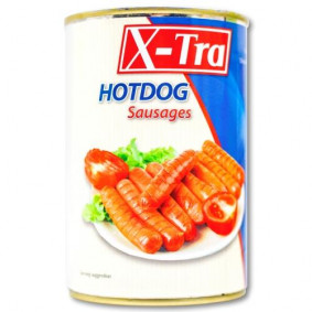 X TRA 8 HOT DOGS SAUSAGES 400gr