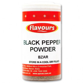 FLAVOURS BLACK PEPPER POWDER TUB 25gr