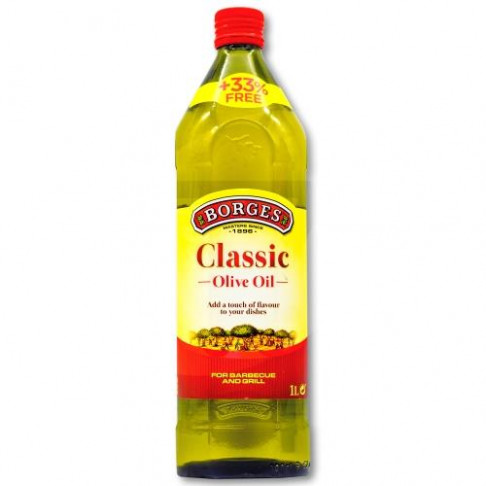 BORGES CLASSIC  OLIVE OIL 1lt 33%OFF
