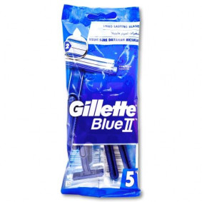 GILLETTE BLUE II DISPOSABLE BLADES X5