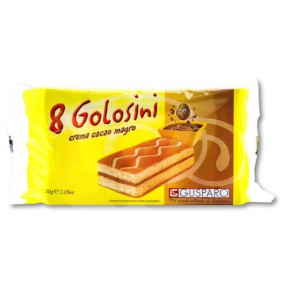 GUSPARO GOLOSINI SPONGES CHOCOLATE  X 8 200gr