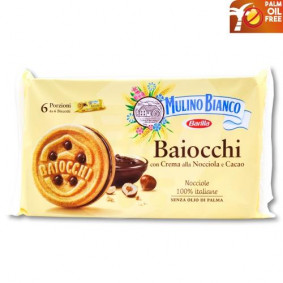 MULINO BIANCO BISCUITS BAIOCCHI 6PACK 336gr