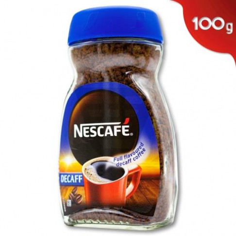 NESCAFE COFFEE DECAFFINATED ORIGNAL 100g