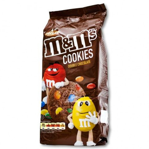 M&Ms DOUBLE CHOCOLATE COOKIES 180g