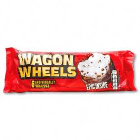 WAGON WHEELS CHOCOLATE BISCUIT BAR X 6