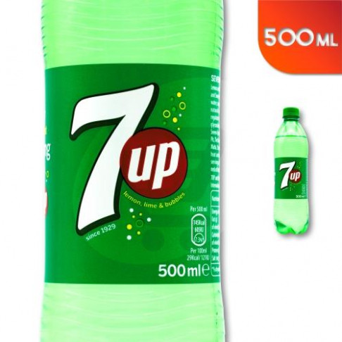 7UP SOFT DRINK BOTTLE 0.5cl