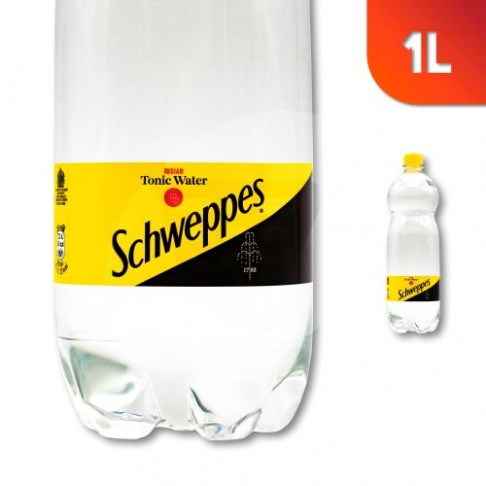 SCHWEPPES TONIC WATER 1LITRE