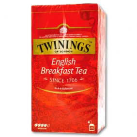 TWININGS ENGLISH BREAKFAST TEA 50gr x 25