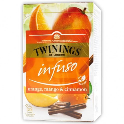TWININGS INFUSO ORANGE MANGO & CINNAMON  x20