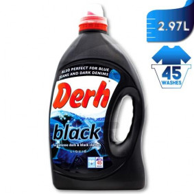 DERH LAUNDRY LIQUID  DETERGENT - BLACK 45w 3ltr