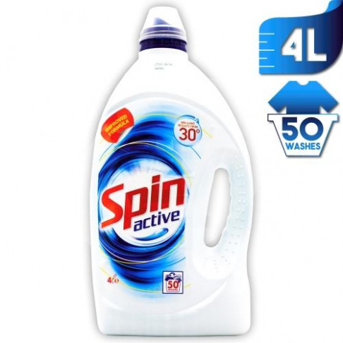 SPIN ACTIVE LIQUID LAUNDRY DETERGENT 4ltr