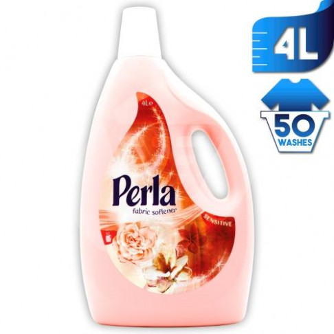 PERLA SENSITIVE FABRIC SOFTENER PINK 4ltr