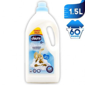 CHICCO SENSITIVE CONCENTRATED  FABRIC SOFTENER SWEET TALCUM 1.5ltrl