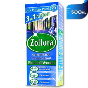 ZOFLORA CONCENTRATED DISINFECTANT BLUEBELL  500ml
