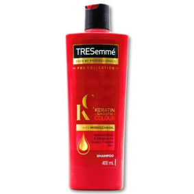 TRESEMME` SHAMPOO KERATIN SMOOTH COLOUR 400ml