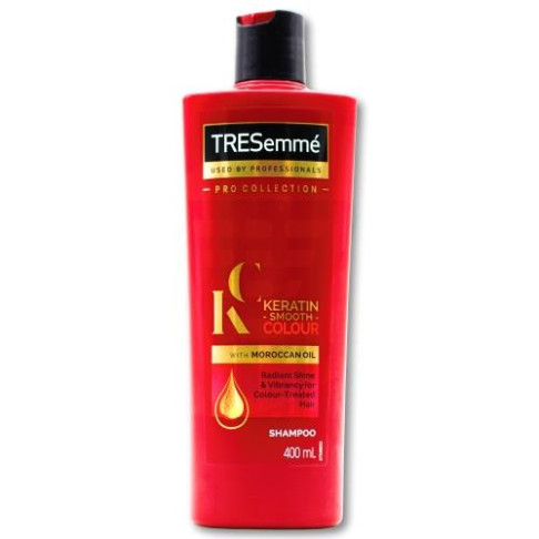 TRESEMME` SHAMPOO KERATIN SMOOTH COLOUR 400ml