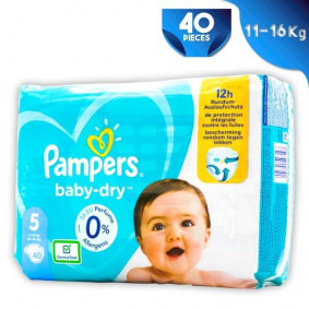 PAMPERS BABY DRY No5 X 40