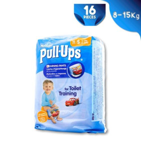 HUGGIES PULL UPS POTTY TRAINING PANTS x16 SMALL BOYS 6-10kg