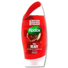 RADOX SHOWER GEL FOR MEN FEEL READY WITH POMEGRANATE & RED APPLE SCENT 250ml