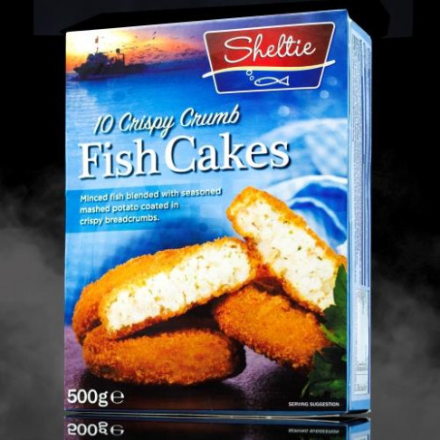 SHELTIE BREADED FISH CAKES 500gr