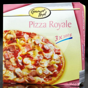 GOURMET ROYAL FROZEN PIZZA HAM MUSHROOM 300G