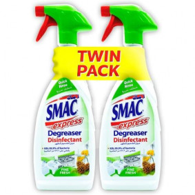 SMAC EXPRESS DEGREASER DISINFECTANT PINE FRESH 2x650ml