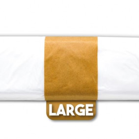 GARBAGE W H I T E  BAGS ROLL x 20 - LARGE -  32`X40`