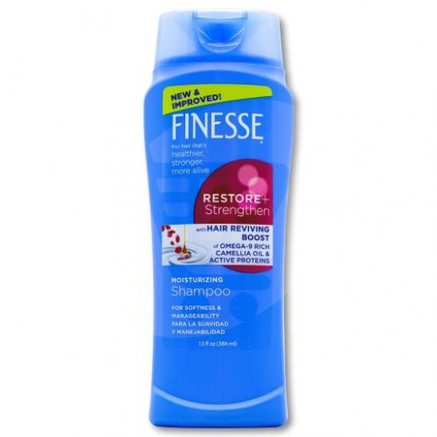 FINESSE RESTORE & STRENGTHEN MOISTURIZING SHAMPOO 384ml