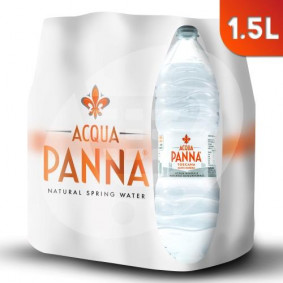 AQUA PANNA NATURAL MINERAL WATER 6PACK 1.5ltr